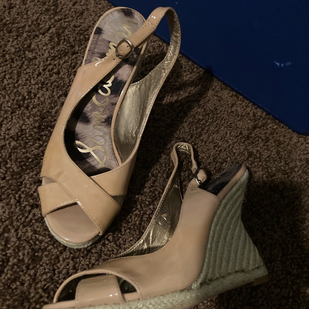 Sam Edelman 5 wedge shoes